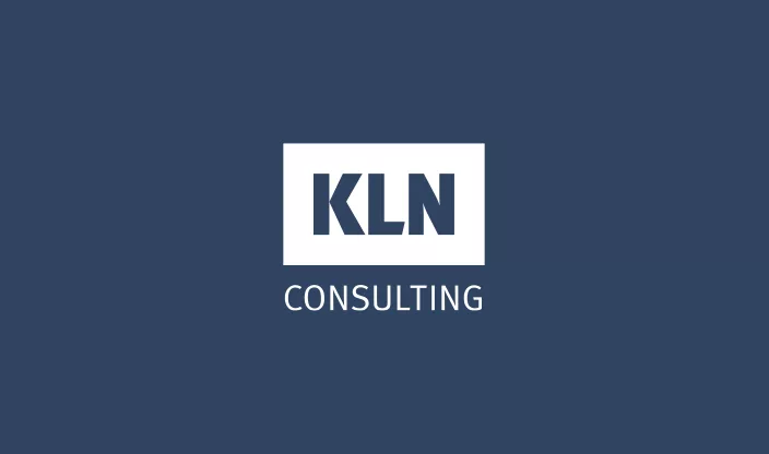 KLN Consulting - Logo design reverse