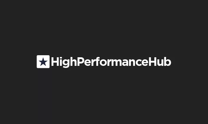 High Performance Hub logo design development
