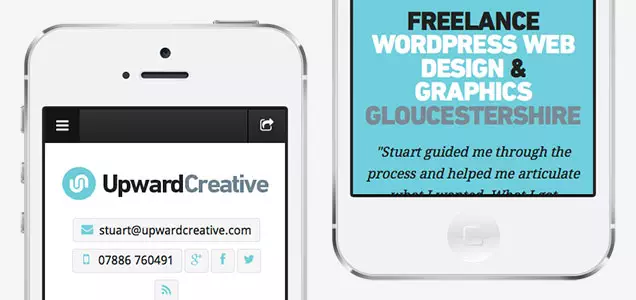 Mobile responsive custom WordPress theme design conversion