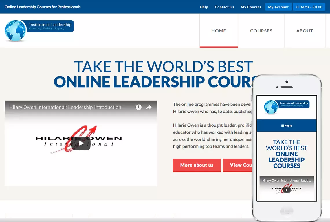 Mobile WordPress eCommerce website design