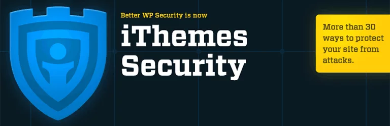 iThemes Security WordPress plugin banner