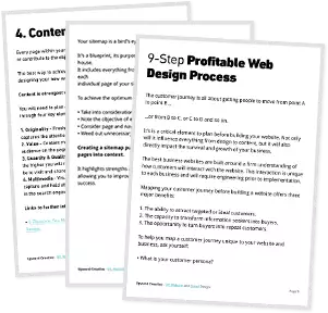 9-Step Profitable Web Design Process pages