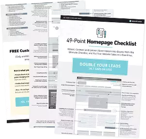 49-Point Homepage Checklist pages