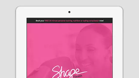 Shape Your Fitness WordPress web design case study