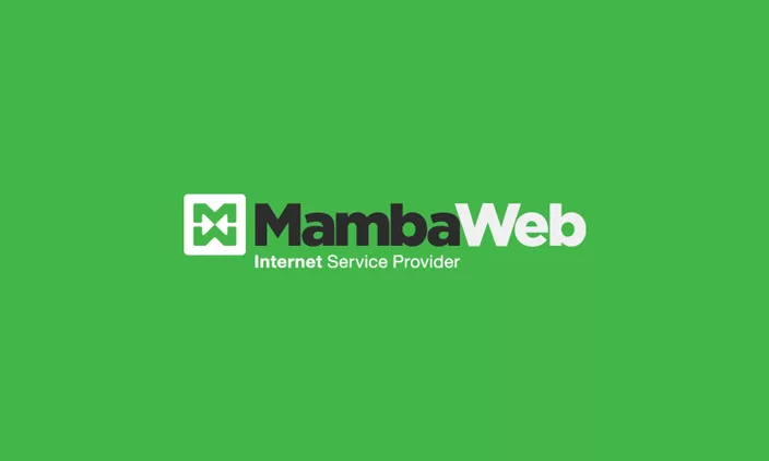 Mamba Web logo design reverse
